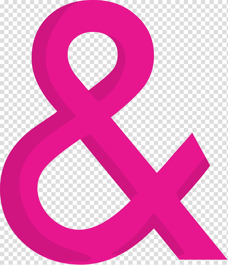 Javascript Logo, Ampersand, cdr, Pink, Symbol, Magenta, Line, Material Property transparent background PNG clipart