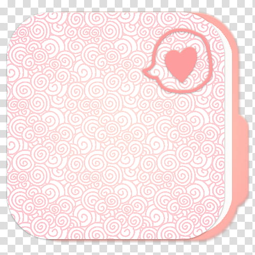 Folders, squircle white and pink transparent background PNG clipart