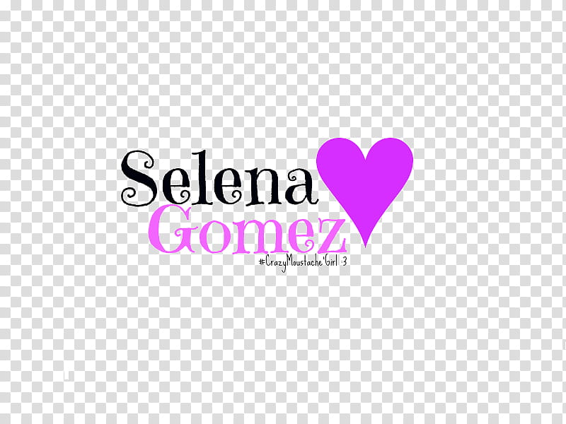 Texto Selena Gomez transparent background PNG clipart
