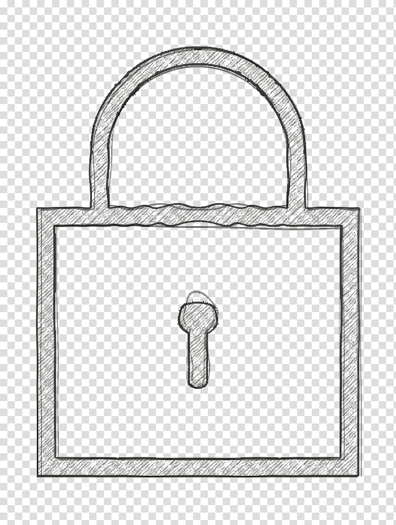 lock icon locker icon streamline icon, Padlock, Hardware Accessory transparent background PNG clipart