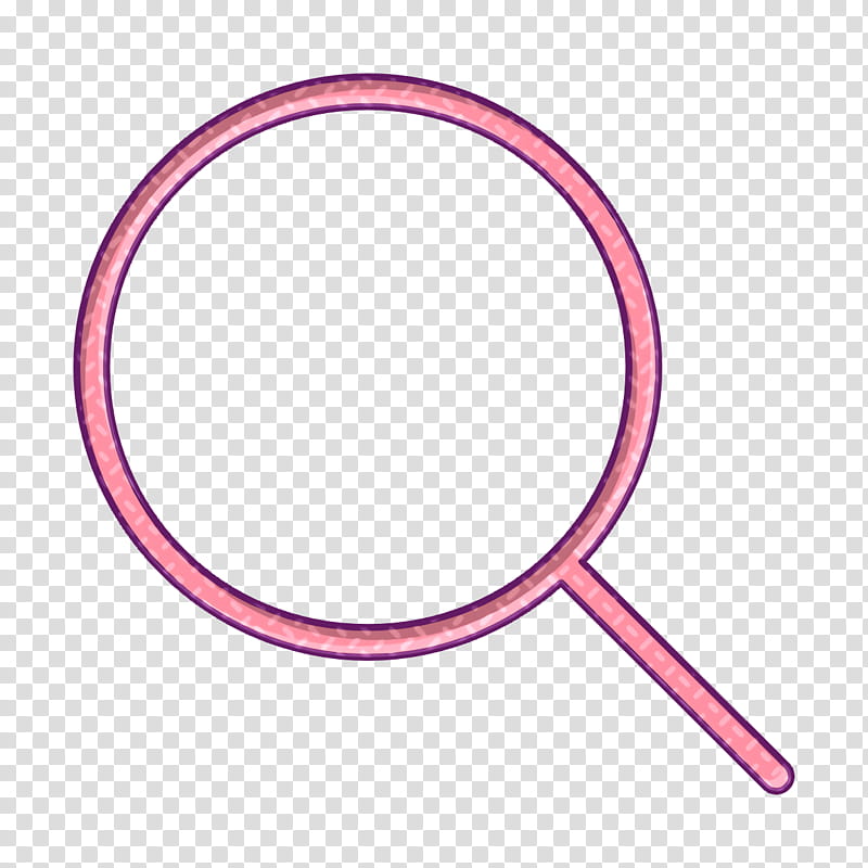 misc icon search icon, Pink, Magenta, Makeup Mirror, Circle transparent background PNG clipart