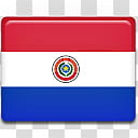 All in One Country Flag Icon, Paraguay-Flag- transparent background PNG clipart