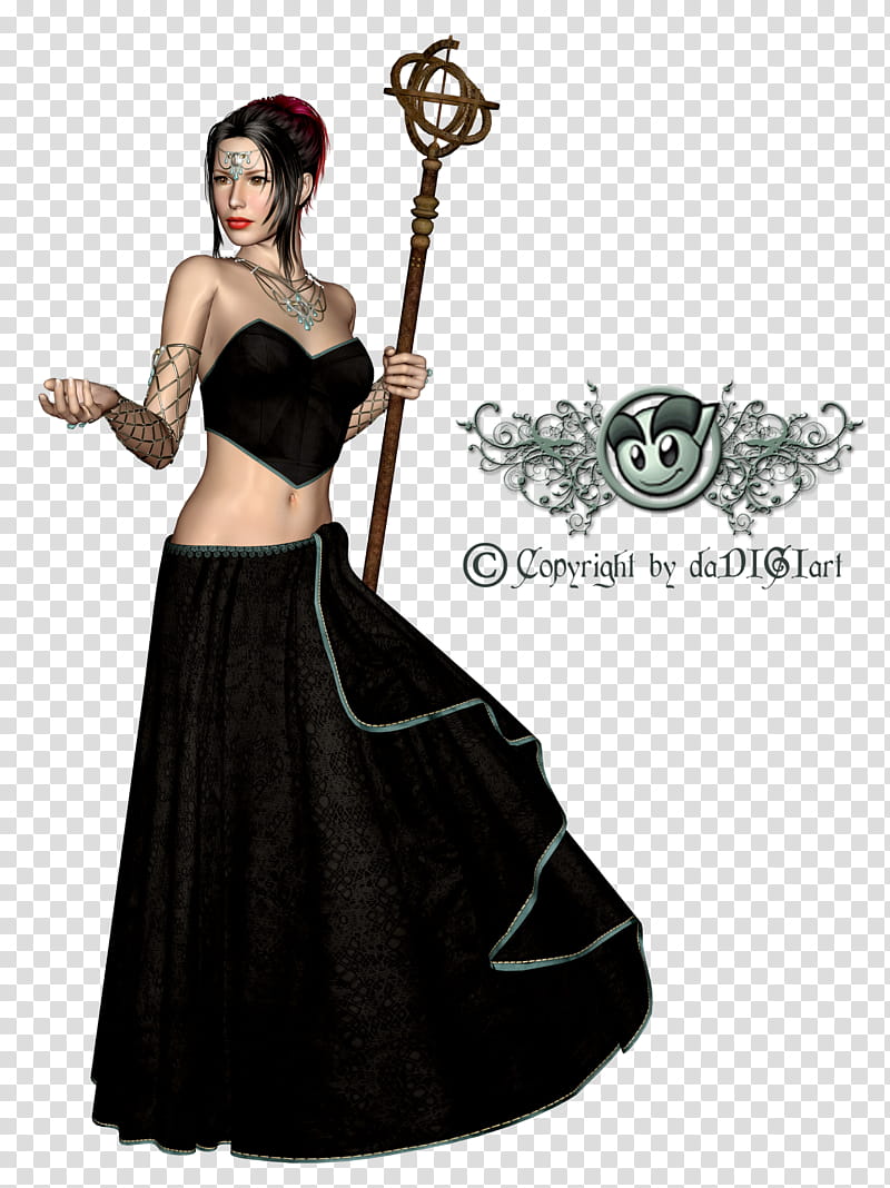 D Model , female character illustration transparent background PNG clipart