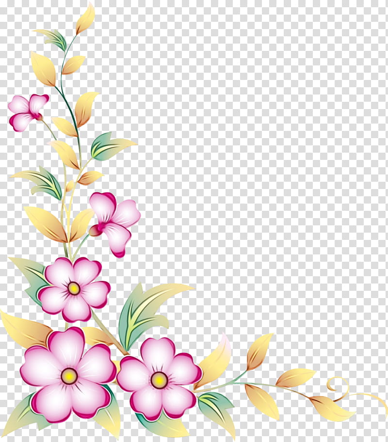 Floral design Flower, design, border, frame, rectangle png | PNGWing