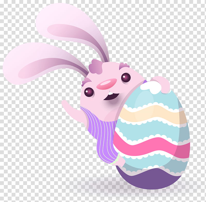 Easter Egg, Easter Bunny, Easter
, Pink M, Violet, Animal Figure, Magenta transparent background PNG clipart