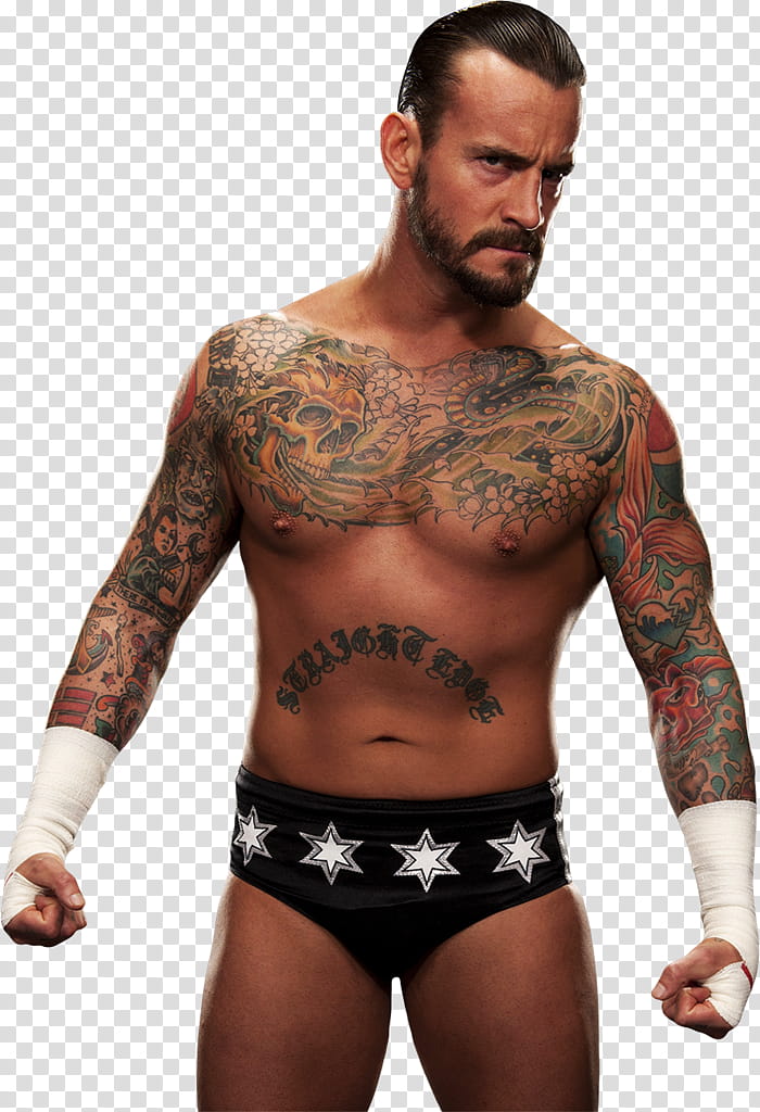 CM Punk transparent background PNG clipart