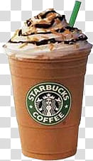 Starbucks Coffe in, Starbucks coffee disposable cup filled with ice caramel transparent background PNG clipart