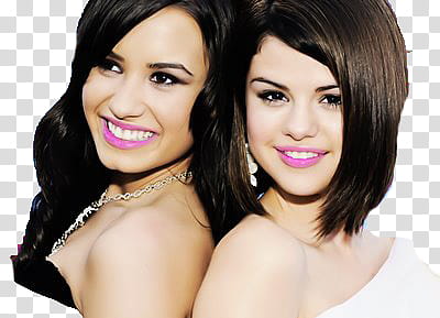 Selena Demi Ariana y Miley transparent background PNG clipart