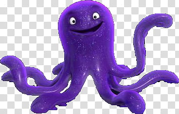 TOYSTORY, purple octopus cartoon character transparent background PNG clipart