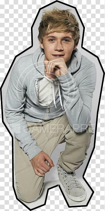 Niall Horan  MISMO SHOOT, man in gray hoodie transparent background PNG clipart