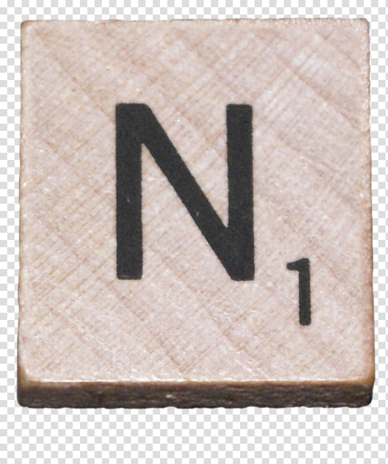 Scrabble Tiles s, N text transparent background PNG clipart