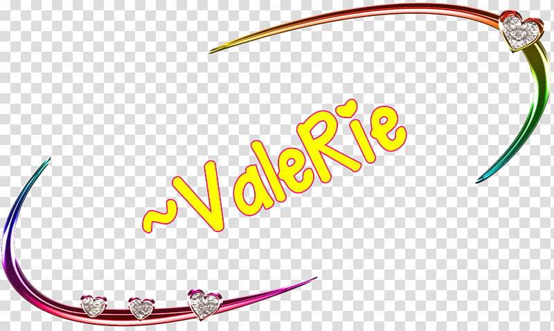 ValeRie Name, yellow Valeri sign transparent background PNG clipart