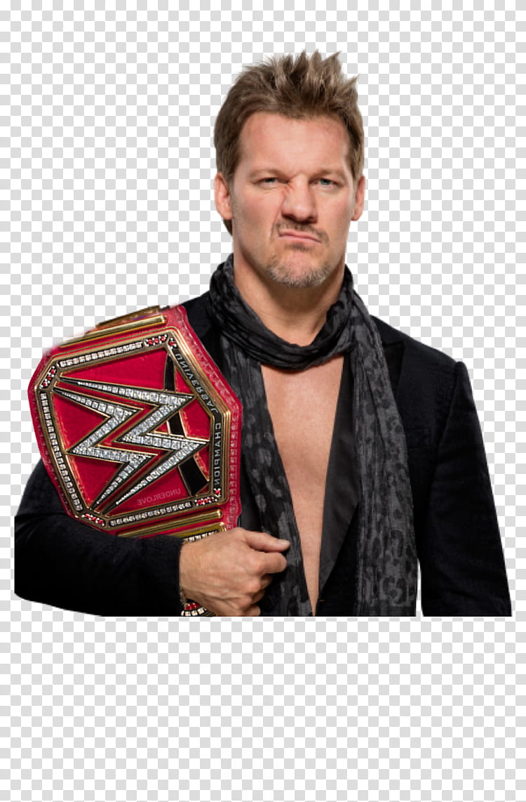 Chris Jericho w Universal Title transparent background PNG clipart