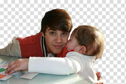 Justin Bieber and Avalanna Routh transparent background PNG clipart