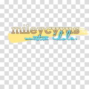 Texto Miley Cyrus 2 transparent background PNG clipart thumbnail