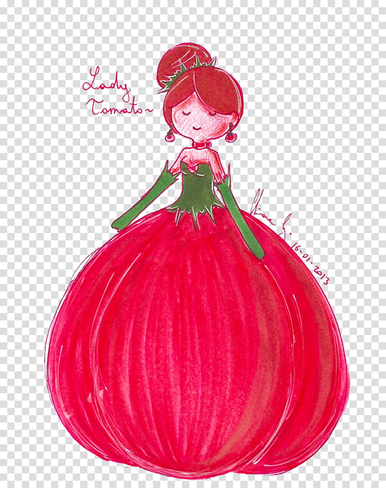 Tomato, Cartoon, Fruit, Cherry Tomato, Lady, Red, Vegetable, Plant transparent background PNG clipart