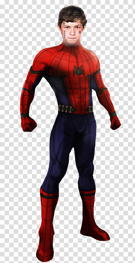 MCU Spiderman Render Mask Off transparent background PNG