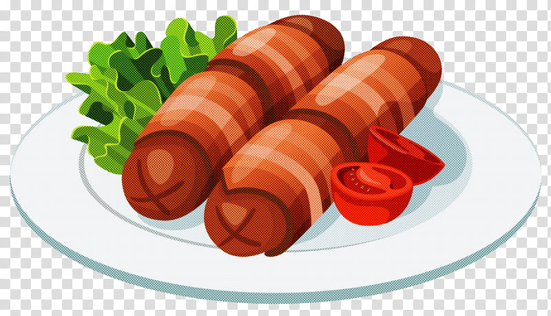food cervelat sausage frankfurter würstchen dish, Kielbasa, Cuisine, Bologna Sausage, Vienna Sausage, Falukorv transparent background PNG clipart