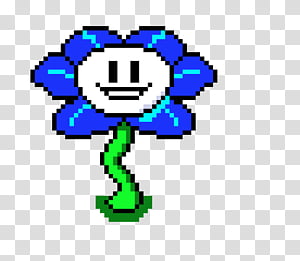 Undertale Flowey Pixel Art Grid - Undertale Flowey Pixel Art Png,Flowey Png  - free transparent png images 