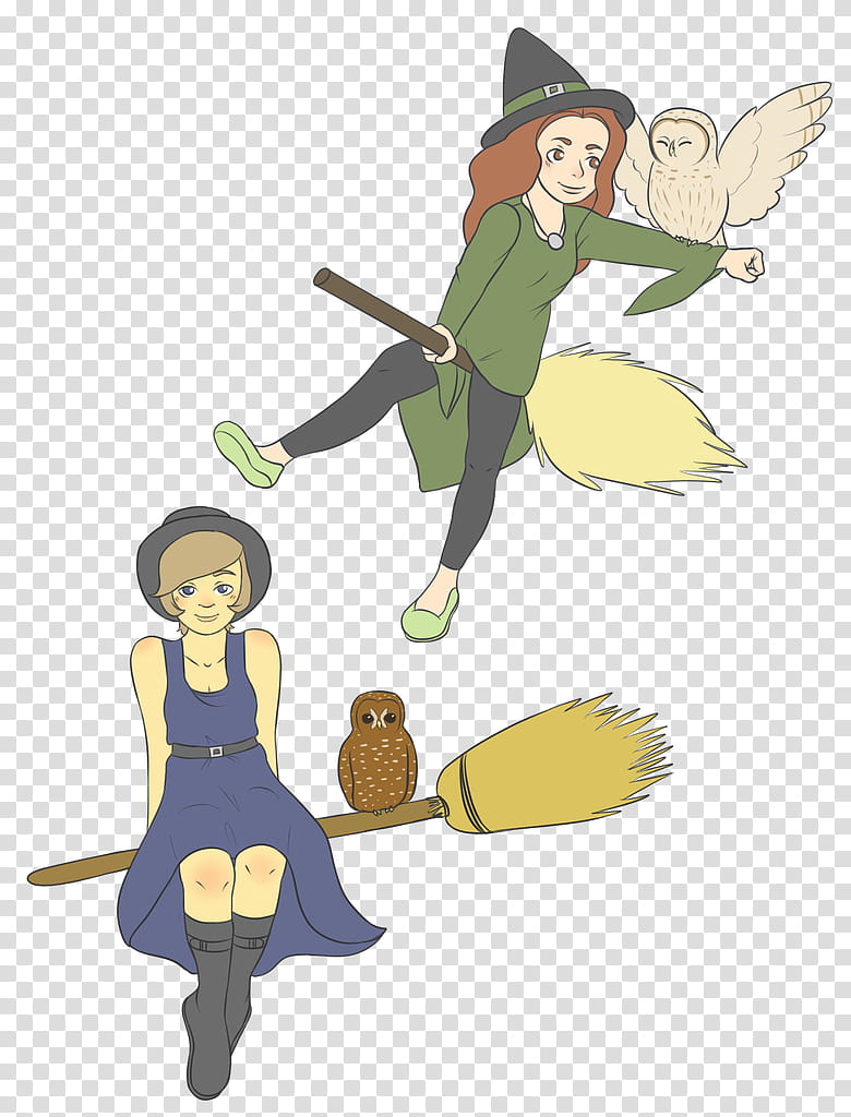 Gray and Ellie Witches transparent background PNG clipart