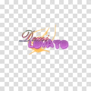 Texto de Demi Lovato transparent background PNG clipart thumbnail