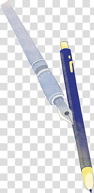 Back to School, blue click pen and gray fountain pen illustration transparent background PNG clipart