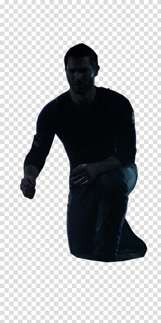 Sterek S Ep  , man in black shirt kneeling transparent background PNG clipart