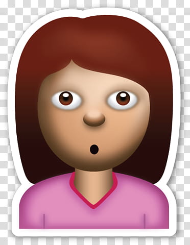 EMOJI STICKER , girl emoji sticker transparent background PNG clipart