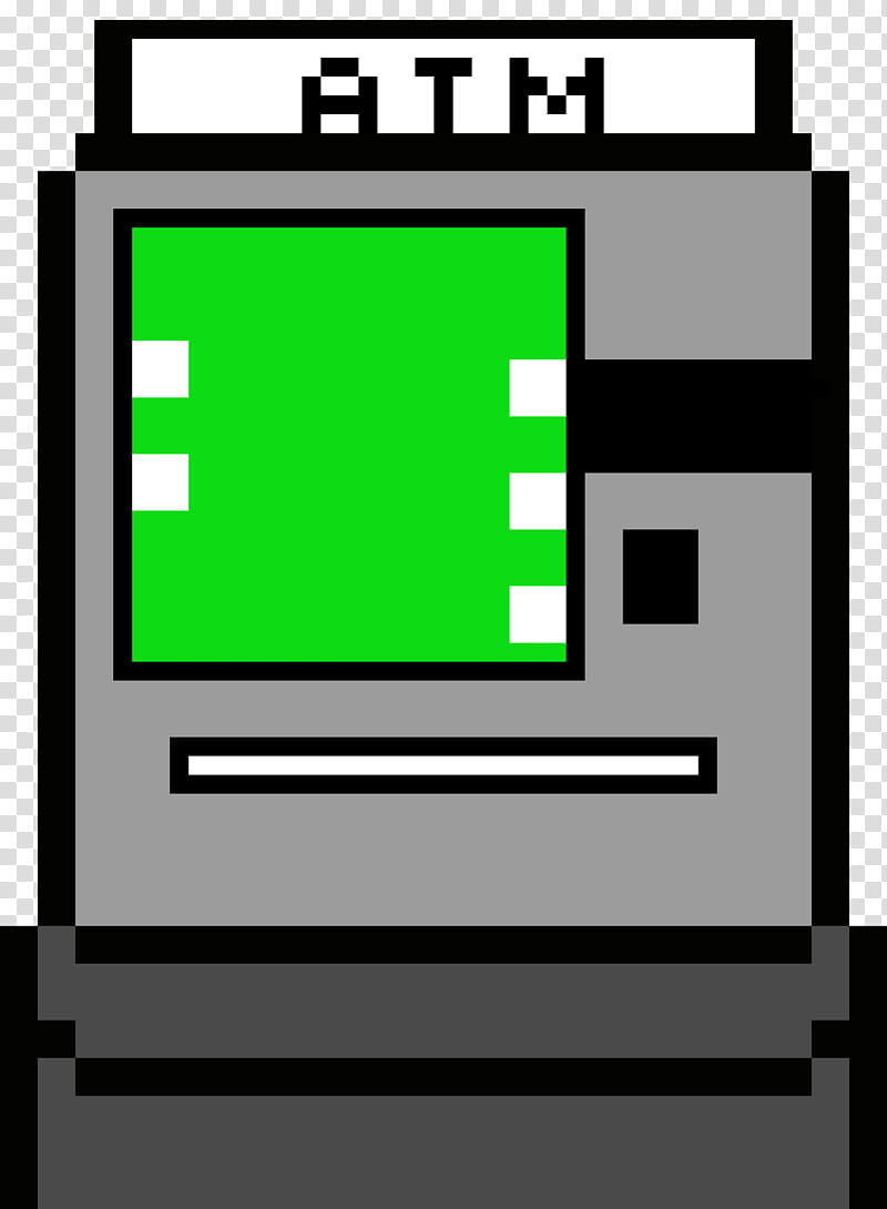 Pixel Art Logo, Automated Teller Machine, Bitcoin Atm, Diebold Nixdorf, Atm Card, Automation, Green, Line transparent background PNG clipart