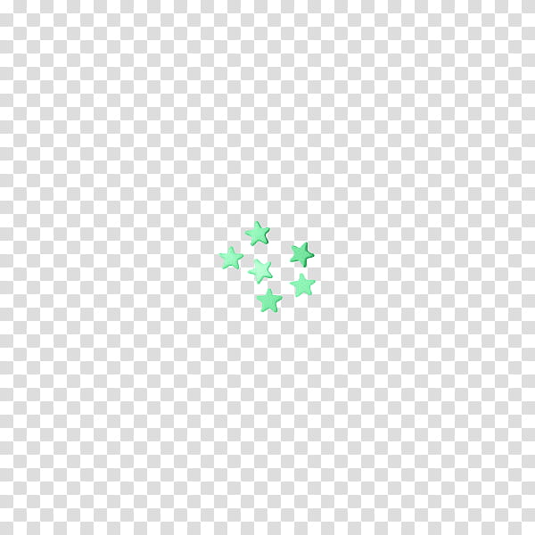 Green aesthetic, six green stars transparent background PNG clipart