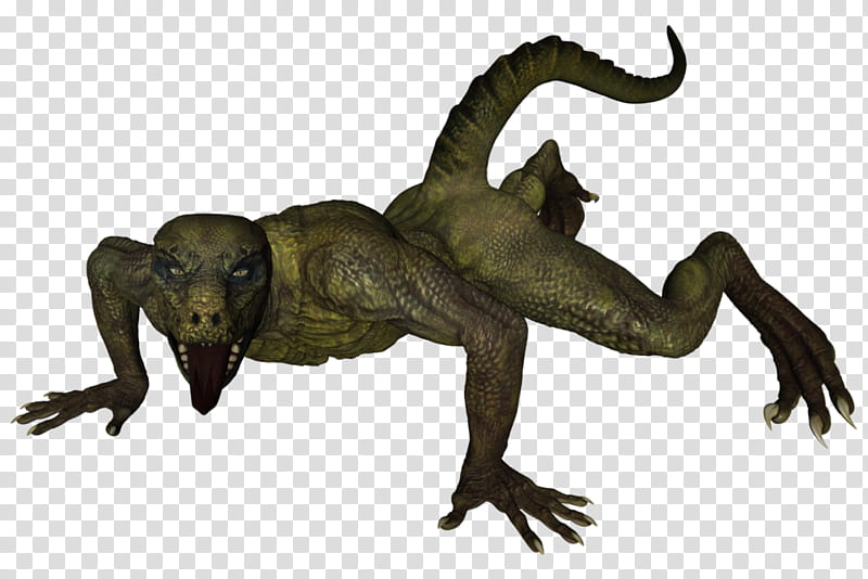 DAZ D (Studio): Werelizard # (Nude) (Crawl Pose) transparent background PNG clipart