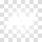 Minimal JellyLock, white AV logo transparent background PNG clipart