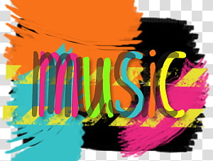 Textos, orange and black music illustration art transparent background PNG clipart thumbnail