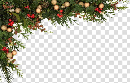Christmas , Christmas decor border transparent background PNG clipart