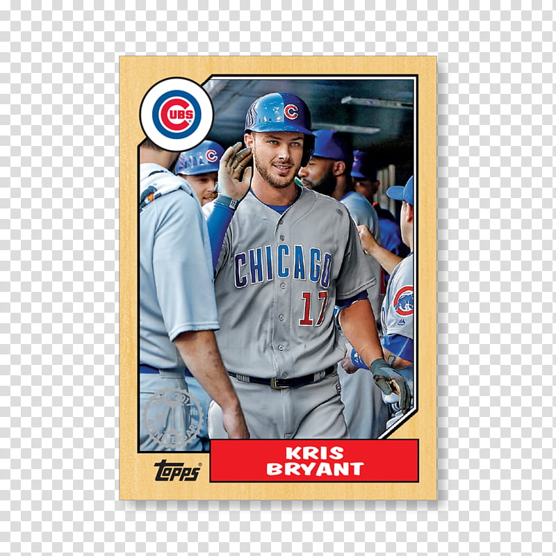 Deck Of Cards, Baseball, Chicago Cubs, 2016 World Series, Topps, Baseball Card, Upper Deck Company, Sports, MLB World Series, Kris Bryant transparent background PNG clipart