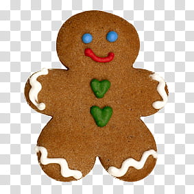 CHRISTMAS MEGA, gingerbread man transparent background PNG clipart
