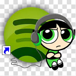 Buttercup Spotify Icon, Buttercup Powerpuff Girls illustration transparent background PNG clipart