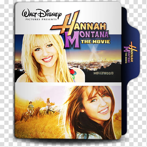 Hannah Montana The Movie  Folder Icon, Hanna montana the movie transparent background PNG clipart
