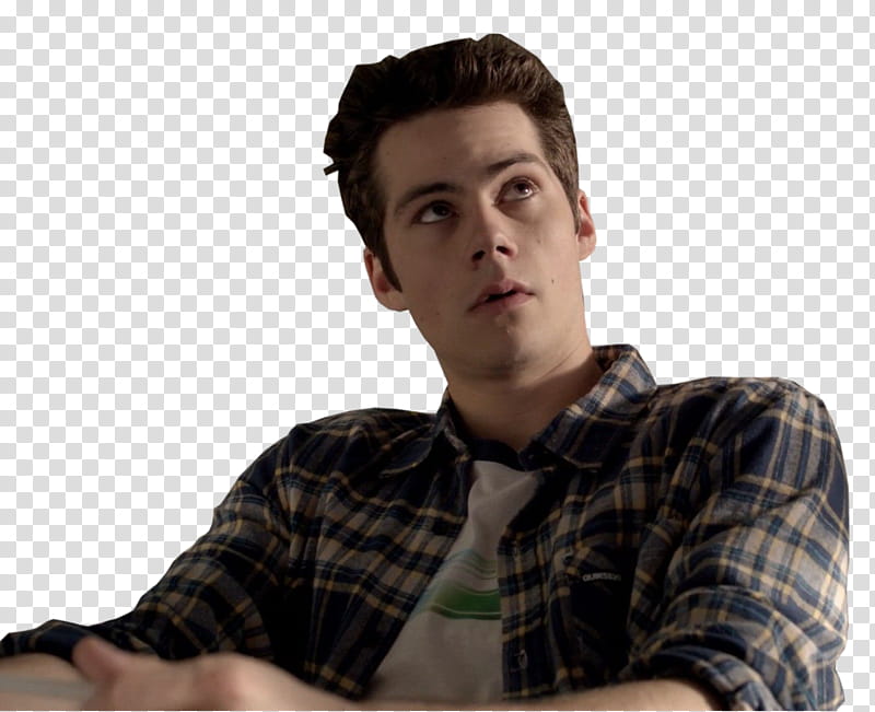 Sterek S Ep  , Dylan O'Brien looking u[ transparent background PNG clipart