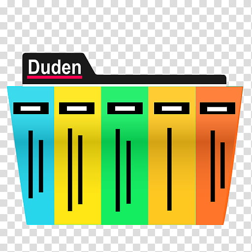 colorful folders version, folder-duden  icon transparent background PNG clipart
