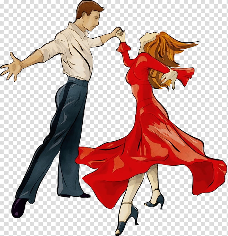 tango dance ballroom dance latin dance performing arts, Watercolor, Paint, Wet Ink, Salsa DANCE, Countrywestern Dance, Cartoon transparent background PNG clipart