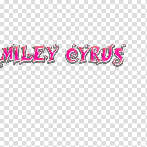 Textos de miley cyrus transparent background PNG clipart | HiClipart