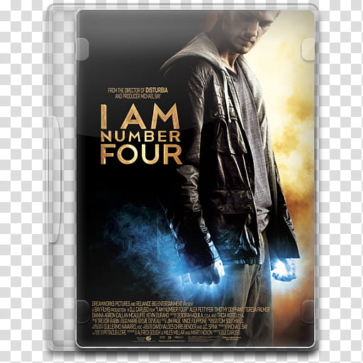Movie Icon , I Am Number Four, Iam Number Four DVD case transparent background PNG clipart