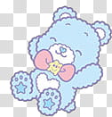Iconos Little Twin Stars, blue Care Bear illustration transparent background PNG clipart
