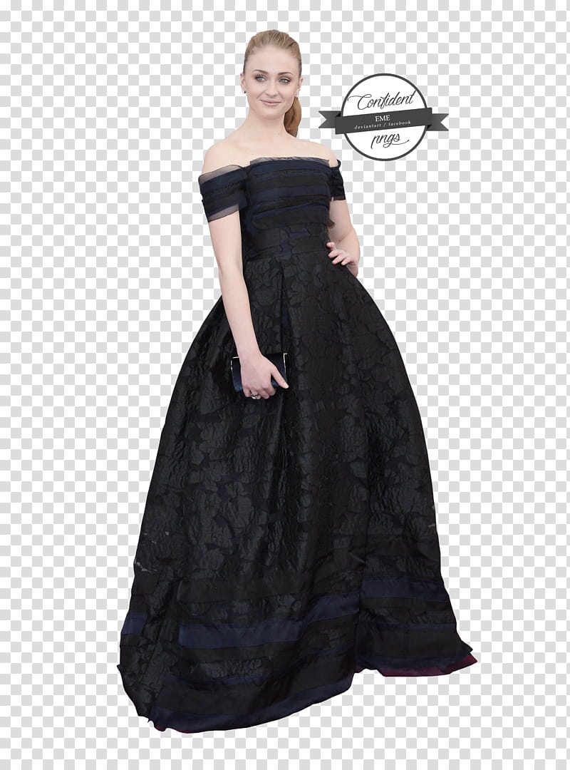 Sophie Turner, confident () transparent background PNG clipart