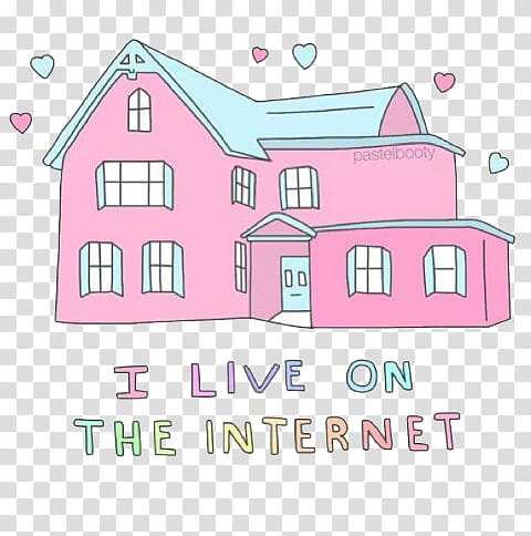 overlays, teal and pink -storey house transparent background PNG clipart