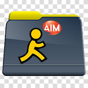 Program Files Folders Icon Pac, AIM Folder, Aim folder illustration transparent background PNG clipart