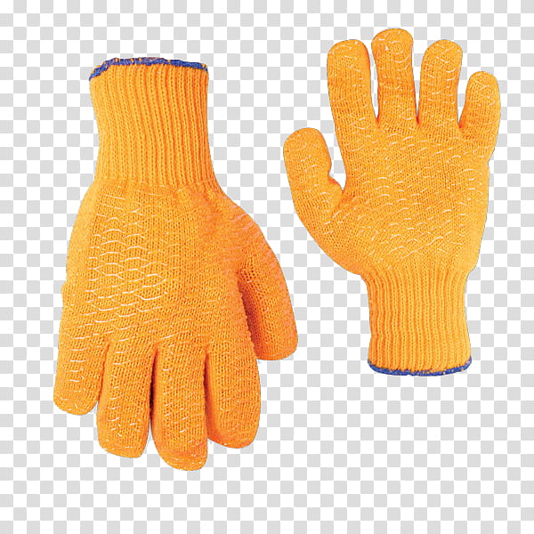 Orange, Finger, Glove, Safety, Safety Glove, Personal Protective Equipment, Yellow, Hand transparent background PNG clipart