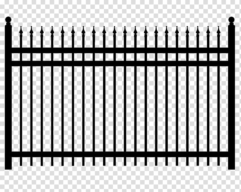 Fences Ornament, black metal fence transparent background PNG clipart