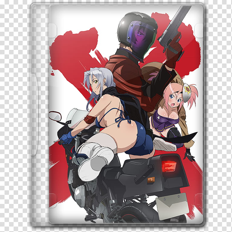 Anime  Spring Season Icon , Triage X, closed anime DVD case transparent background PNG clipart